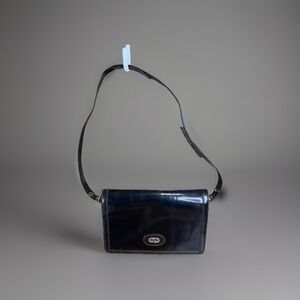 Vintage Fiocchi Brown Tan Leather Bag Made in Italy with Strap Cross Body